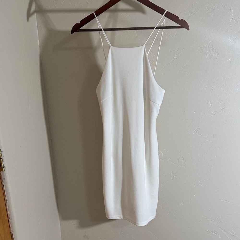 Elegant White Mini Dress